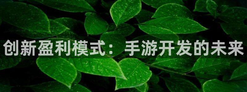摩根娱乐这个平台怎么样啊知乎：创新盈利模式：手游开发的未来